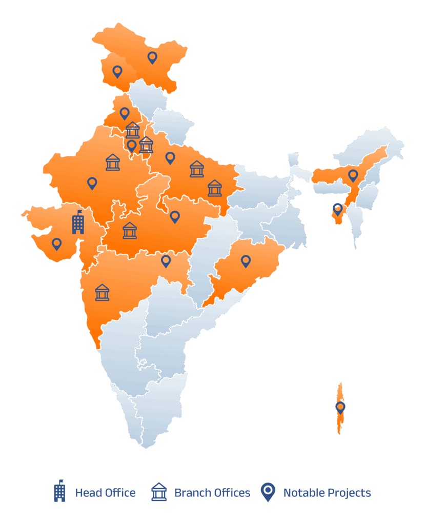 Our Presence as Leading Solar Company in India